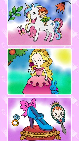 Captura 16: Páginas de Colorear para Princesas