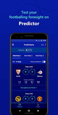 Captura 4: UEFA Gaming: Fantasy y Predicciones