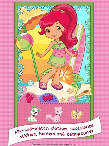 Screenshot 12: Strawberry Shortcake Card Maker Dress Up