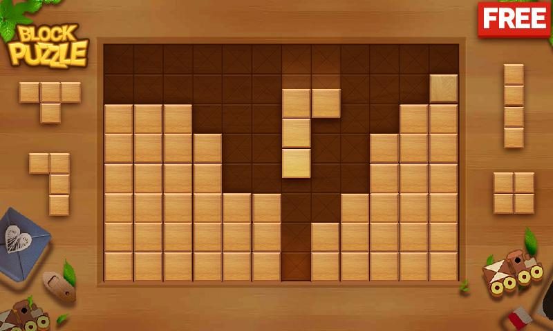 Captura 14: Juego de Puzzle con Bloques de Madera