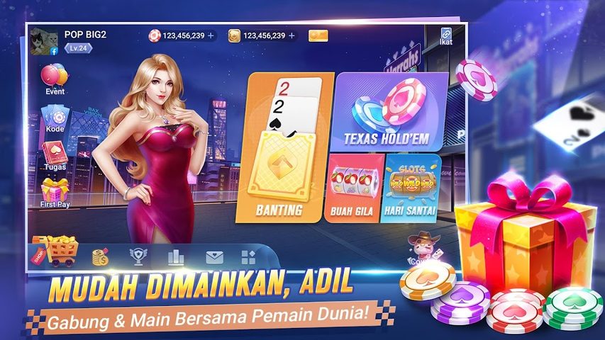 Screenshot 5: POP Big2 — Capsa Banting poker