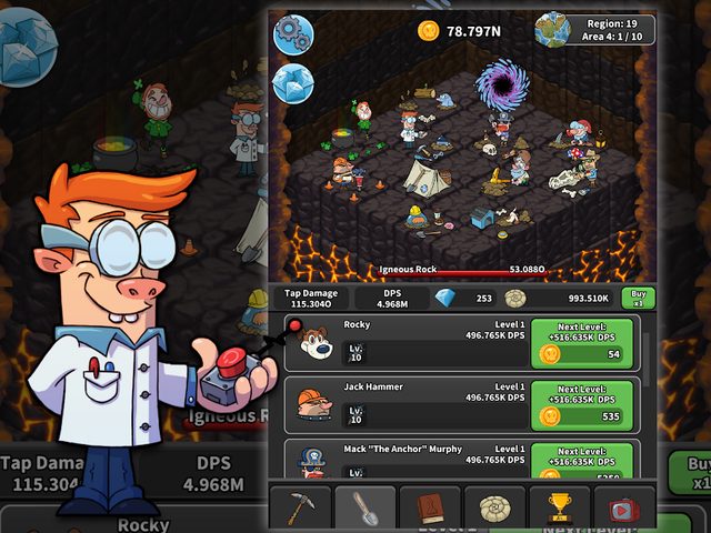 Screenshot 15: Tap Tap Dig - Idle Clicker Game