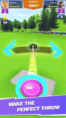 Screenshot 1: Disc Golf Rival