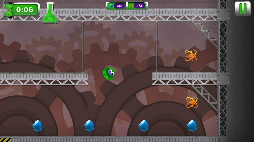 Captura 1: Plataforma de acción con velocidad de pasada