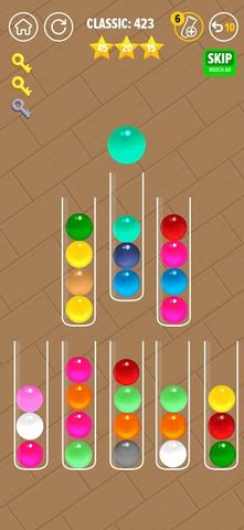 Captura 2: Rompecabezas de clasificación de colores