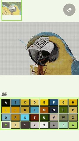 Screenshot 4: Clover Pixel Coloring