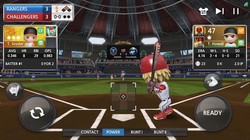 Captura 20: Juego de Béisbol