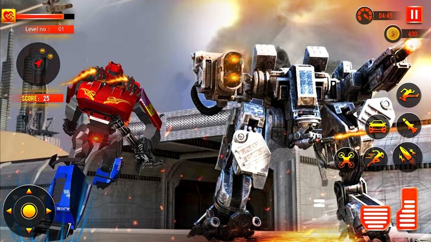 Screenshot 1: Robot Formula Car Transform: Drone Shooting War