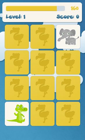 Captura 3: Juego de Memoria de Animales para Niños