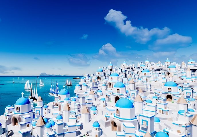 Screenshot 1: Escape Game: Santorini