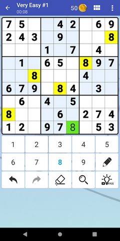 Captura 1: Juego clásico de rompecabezas Sudoku