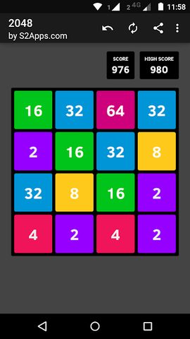 Screenshot 1: 2048