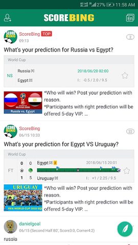 Captura 7: ScoreBing: Football Predictions, Bet Tips & Scores