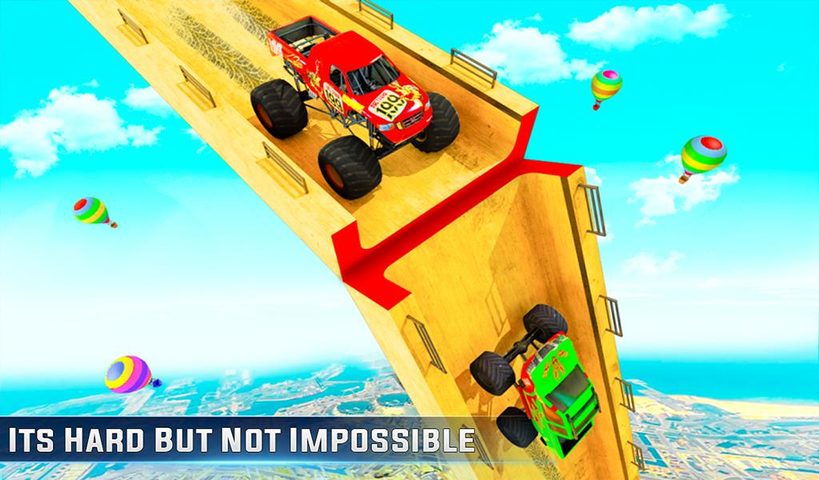 Screenshot 5: Impossible Monster Truck GT Stunt Car Racing Games