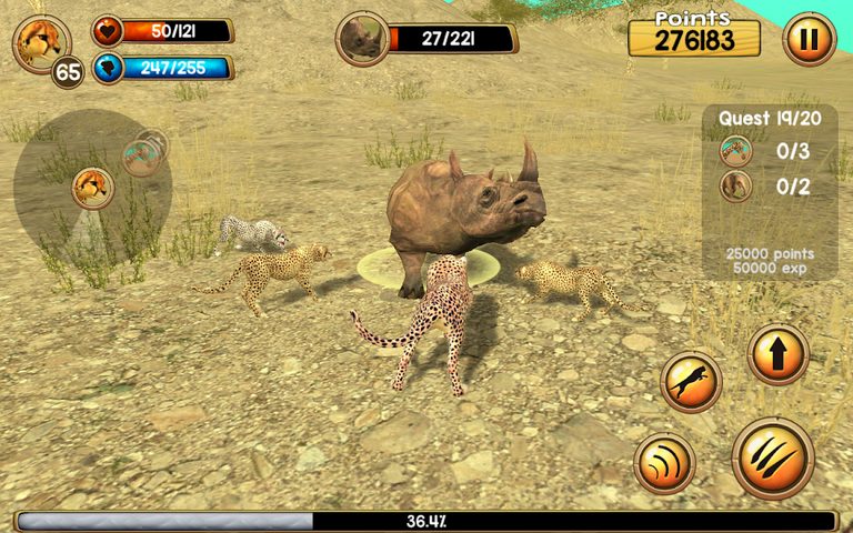 Screenshot 2: Wild Cheetah Sim 3D