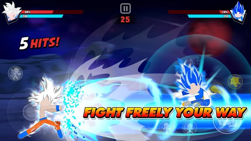 Captura 16: Stickman: Luchadores en Batalla