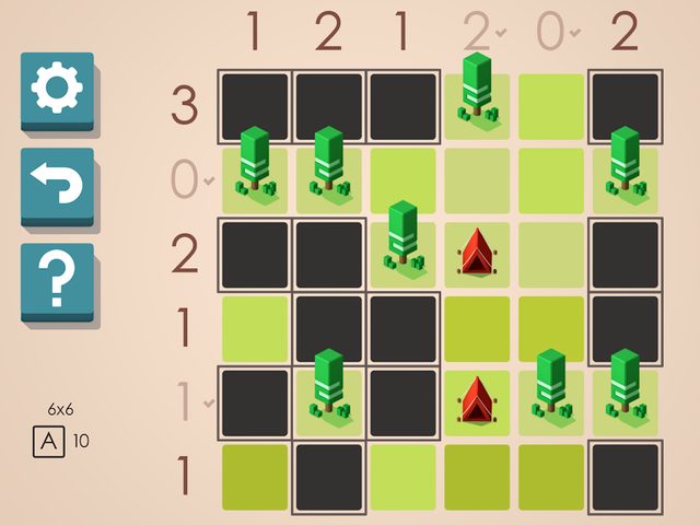 Screenshot 7: Tents and Trees Puzzles