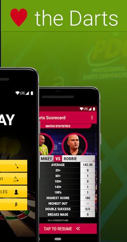 Screenshot 2: Darts Scorecard
