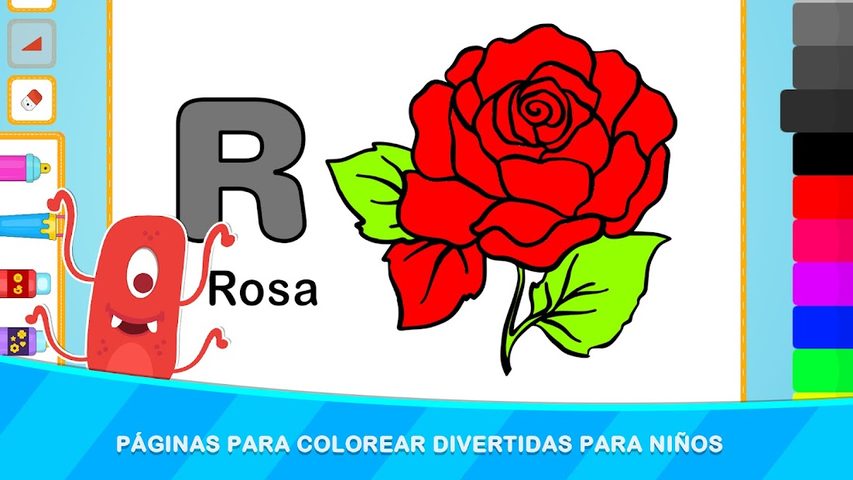 Captura 5: Trazar el Alfabeto y Números en Español
