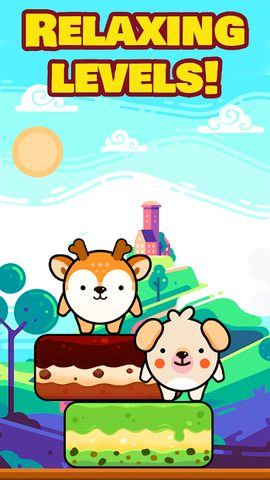 Captura 5: Aventura de saltos de pasteles con animales encantadores