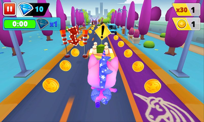 Screenshot 13: Unicorn Runner 2. Magical Run