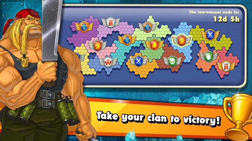 Screenshot 1: Jungle Heat: War of Clans