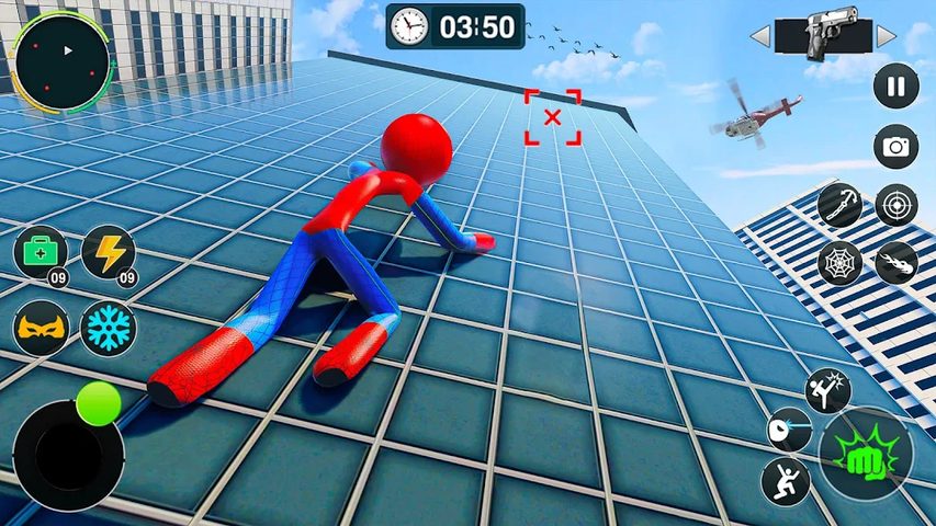 Screenshot 22: Flying Stickman Rope Hero Game