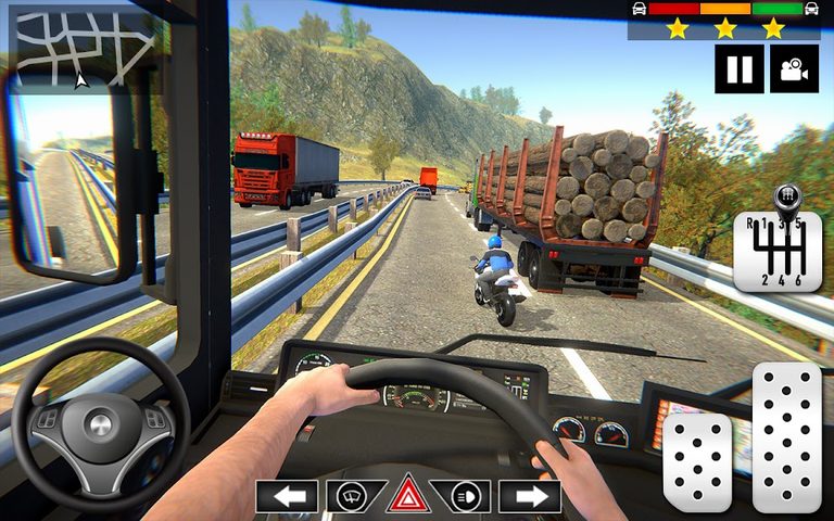 Screenshot 1: Cargo Delivery Truck Games 3D