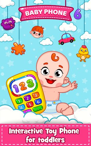 Screenshot 1: Baby Phone for toddlers - Numbers, Animals & Music