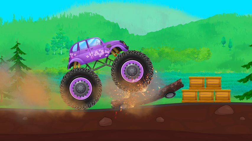 Captura 1: Aventura de carreras con monstruosos camiones