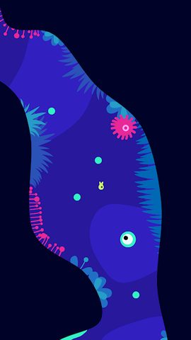Screenshot 1: Ordia - One finger platformer