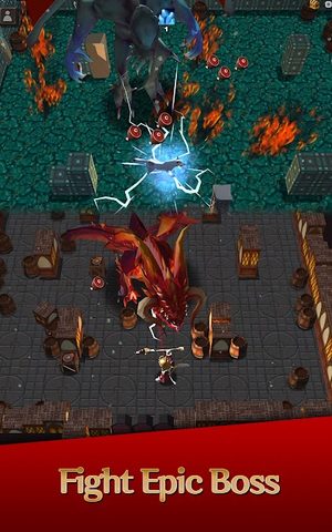 Screenshot 3: Darkest Rogue 3D:Slingshot RPG