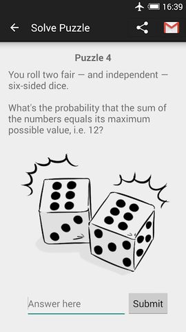 Captura 7: Reto de Rompecabezas de Probabilidad