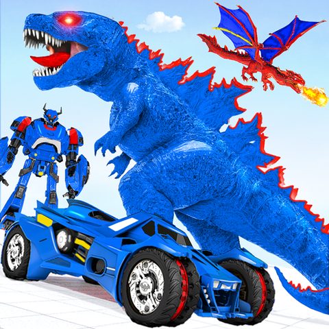 Screenshot 21: Dino Transform Robot Car Game