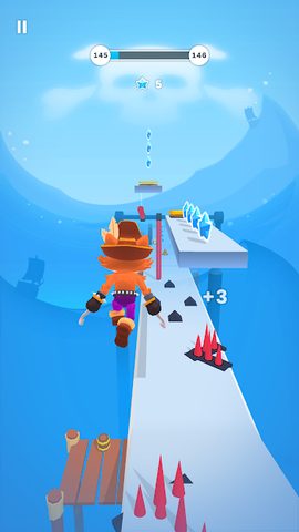 Captura 8: Pixel Rush: Circuito de Obstáculos