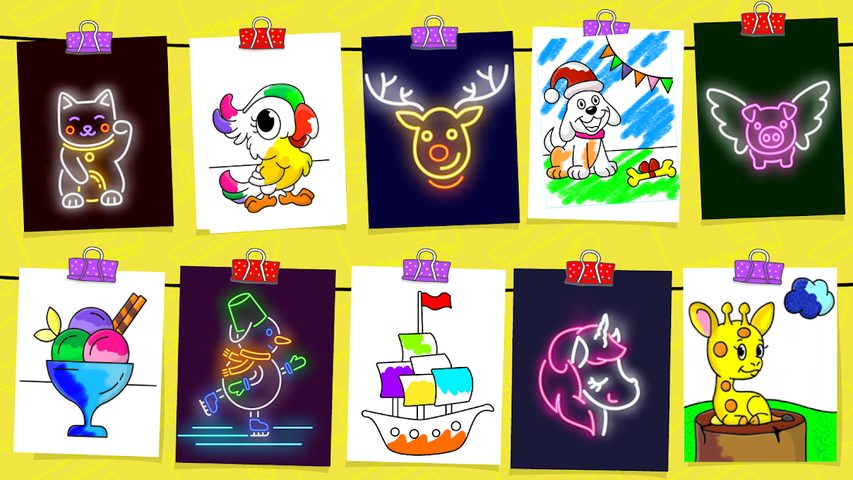Screenshot 15: Coloring book for kids - Doodle, Color & Draw Game