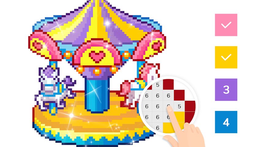 Screenshot 24: Color by Pixel - Pixel Number