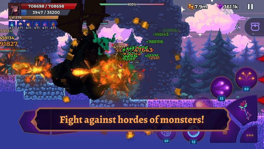 Screenshot 4: Moonrise Arena - Pixel Action