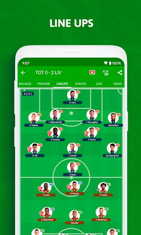 Captura 3: Marcadores de Fútbol en Vivo