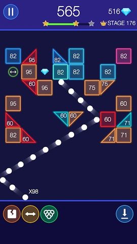 Screenshot 16: Bricks Breaker - Glow Balls