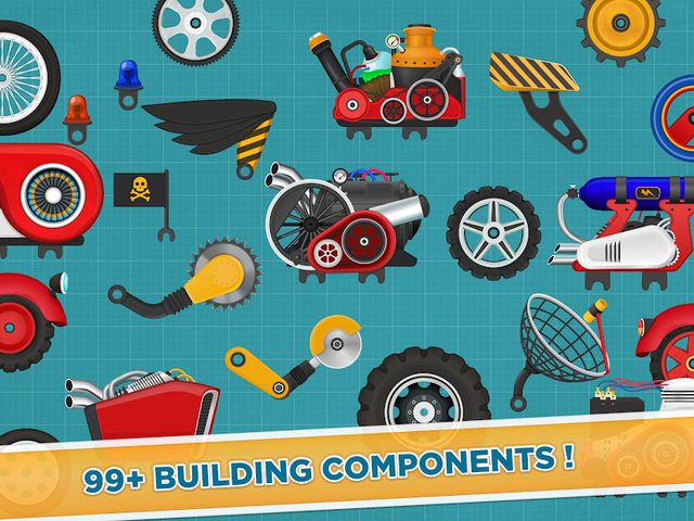 Captura 17: Juego de creación de vehículos y carreras para niños