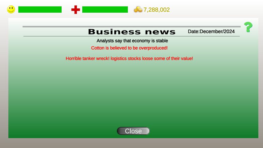 Screenshot 3: Business strategy