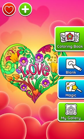 Screenshot 21: Valentines love coloring book
