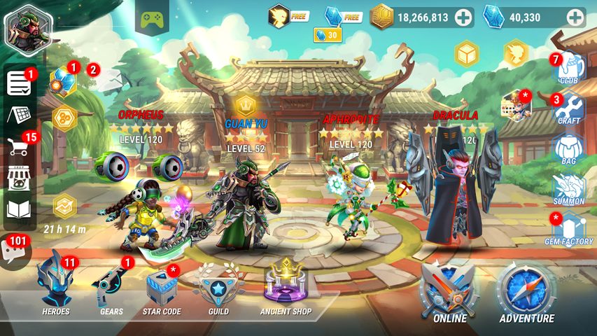 Screenshot 1: Heroes Infinity: Super Heroes