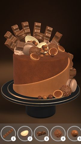 Captura 1: Coloración de Pasteles 3D