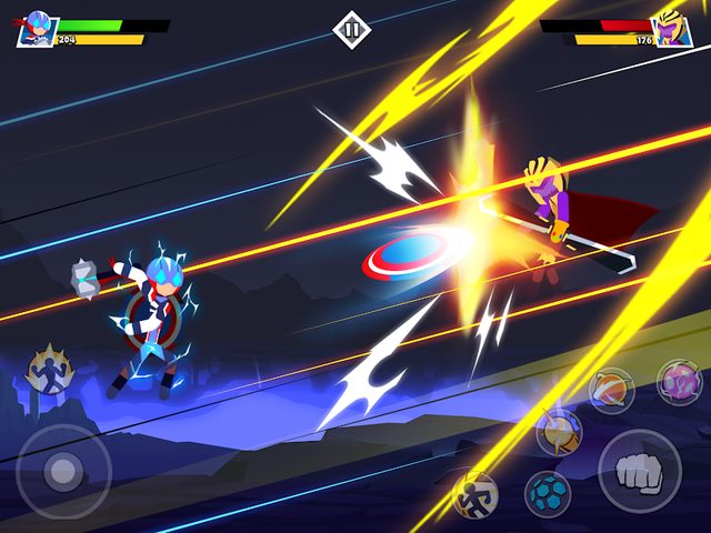 Screenshot 7: Stickman Combat - Superhero Fighter
