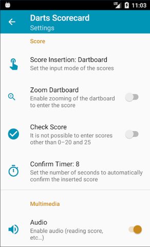Screenshot 12: Darts Scorecard