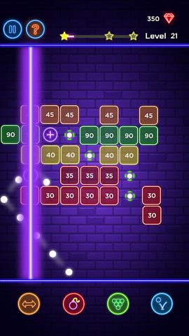 Screenshot 3: Brick Breaker - Neon Bricks