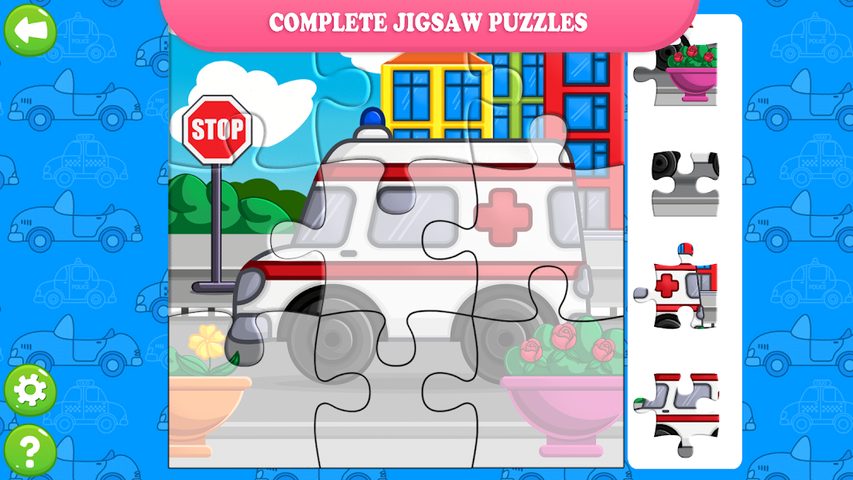 Captura 6: Puzzles de Vehículos para Niños