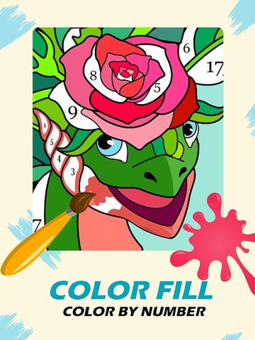 Screenshot 1: Color Fill - Color by Number